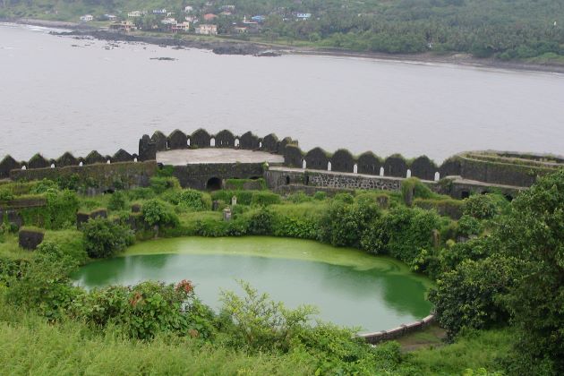 Freshwater lake on Janjira Fort