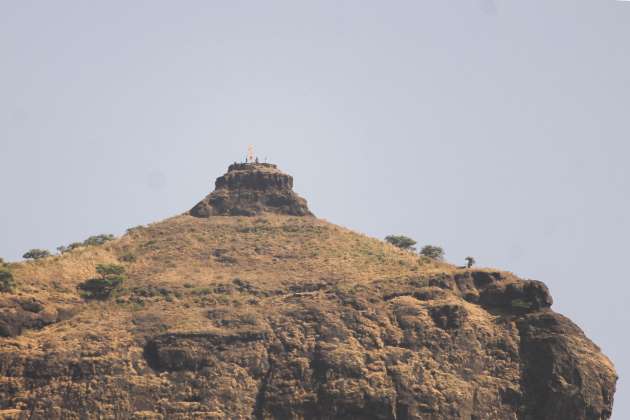 Balekilla, the highest point of the Harihar fort, Nashik