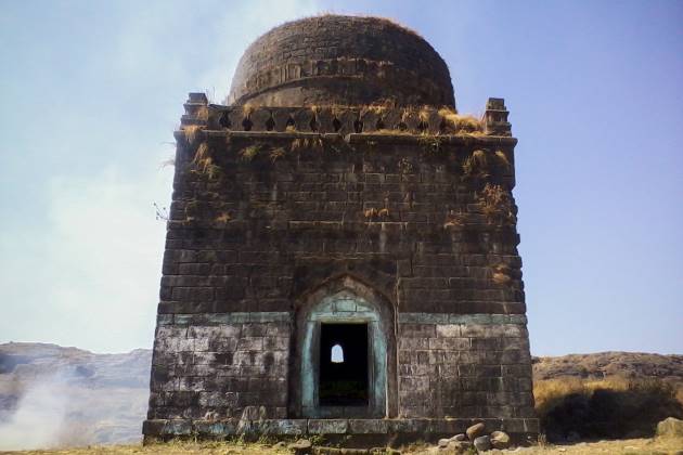 One of the major highlights on the Lohagad fort, Darga (Mosque)