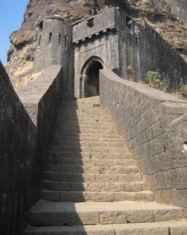 Entrance at Lohagad fort